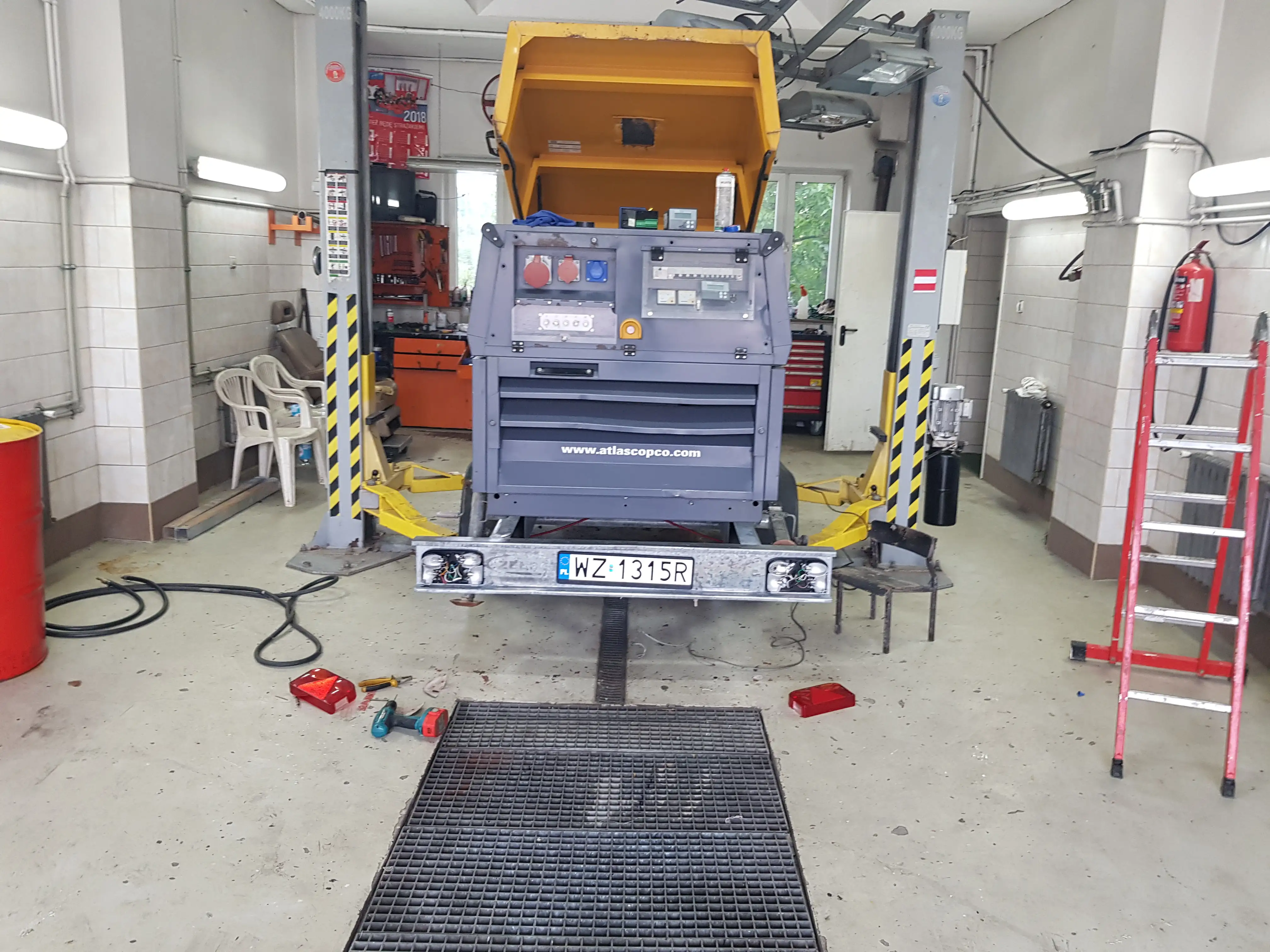 Naprawa ładowarki teleskopowej Manitou